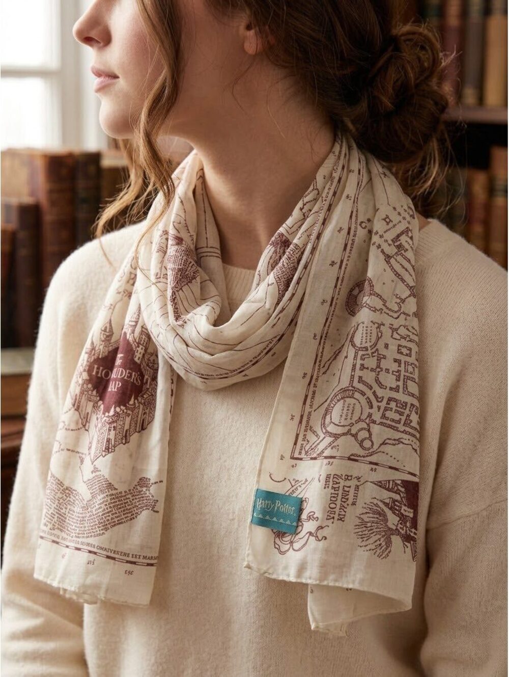 Harry Potter The Marauder's Map Printed Scarf